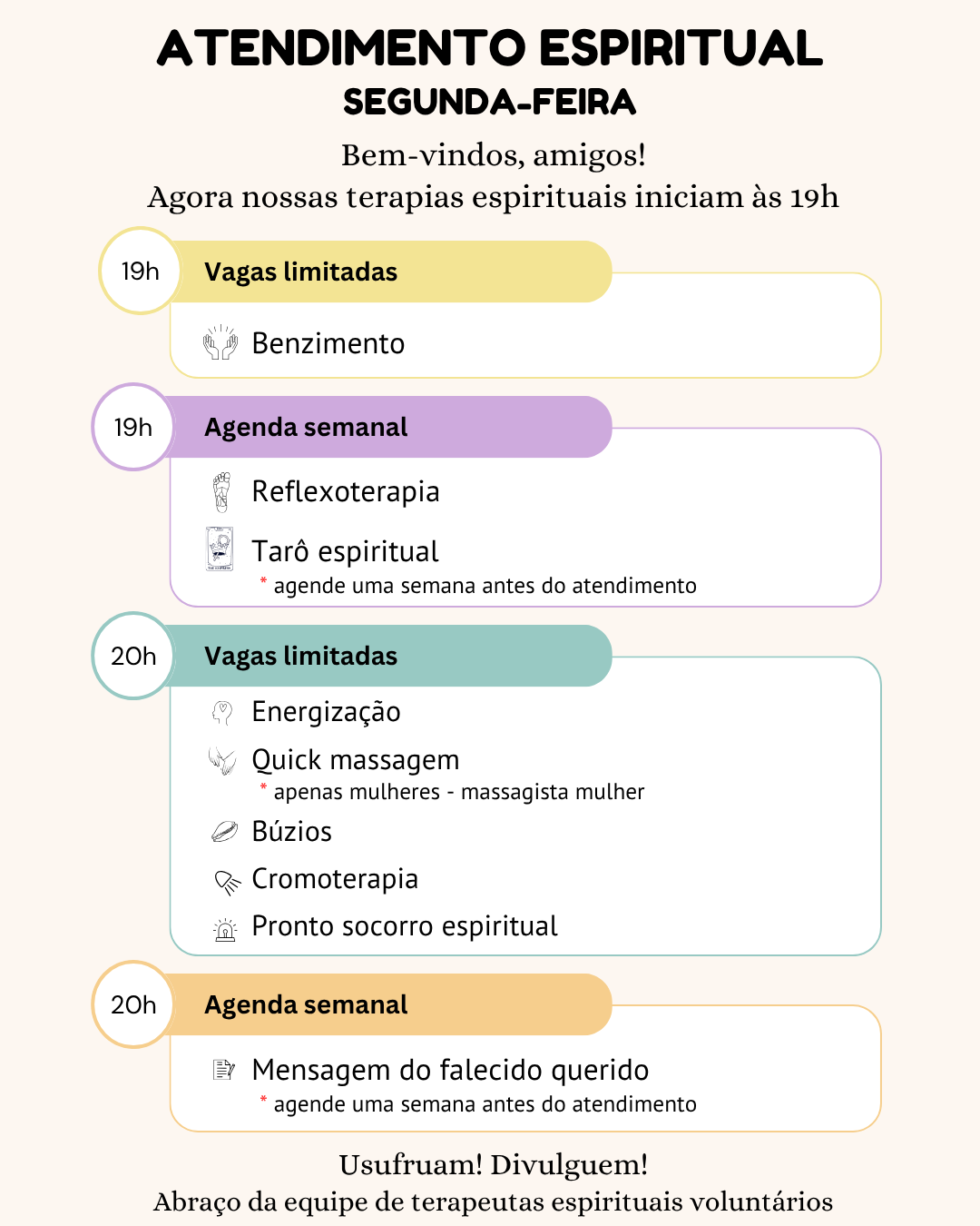 Atendimento espiritual