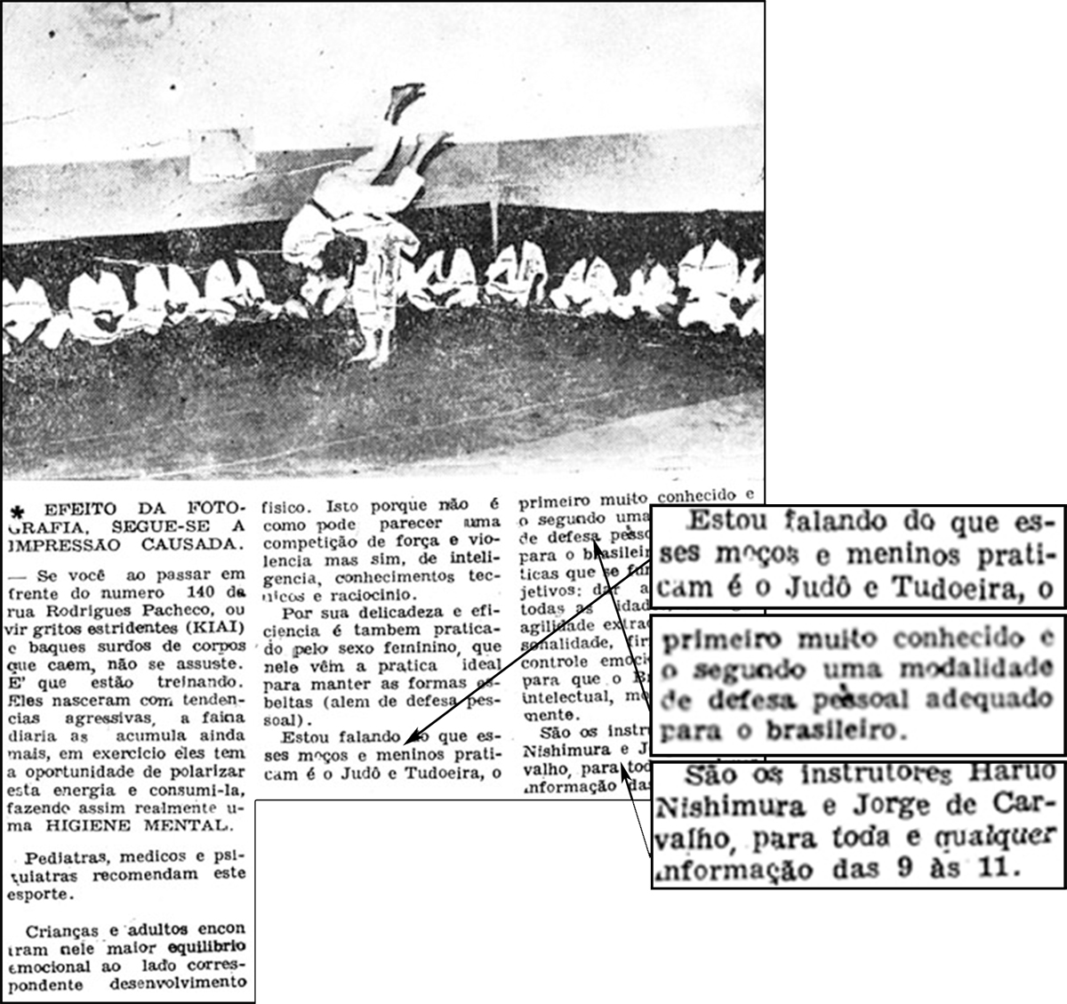 Tudoeira - Haruo - Jornal Diário de Sorocaba - 10/03/1968